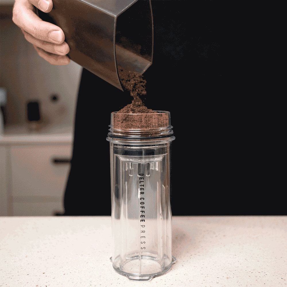 High-quality Delter coffee cup showcasing rich aroma and smooth flavor for the perfect morning boost