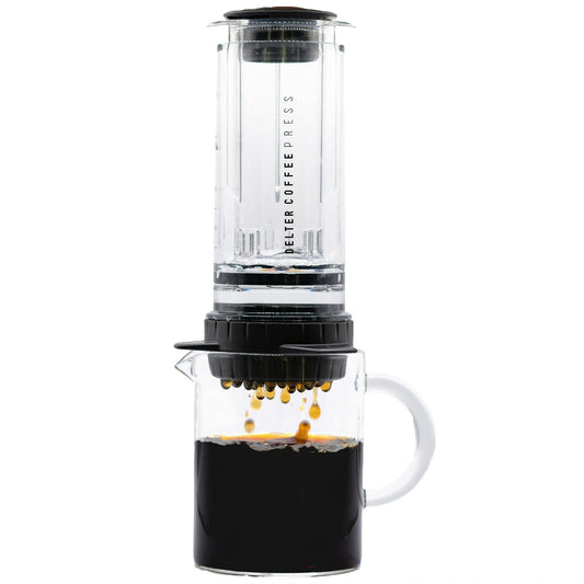 High-quality Delter coffee cup showcasing rich aroma and smooth flavor for the perfect morning boost