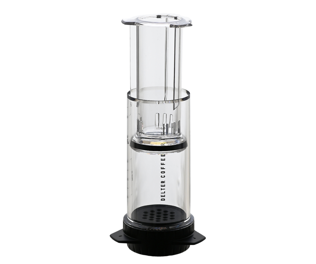 Delter Press Clear + Hand Grinder Combo