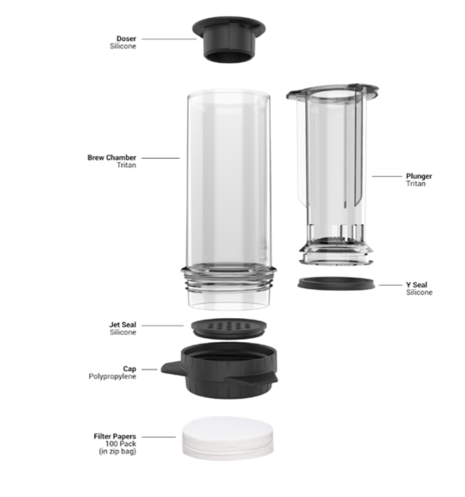 Delter Coffee Press - Clear