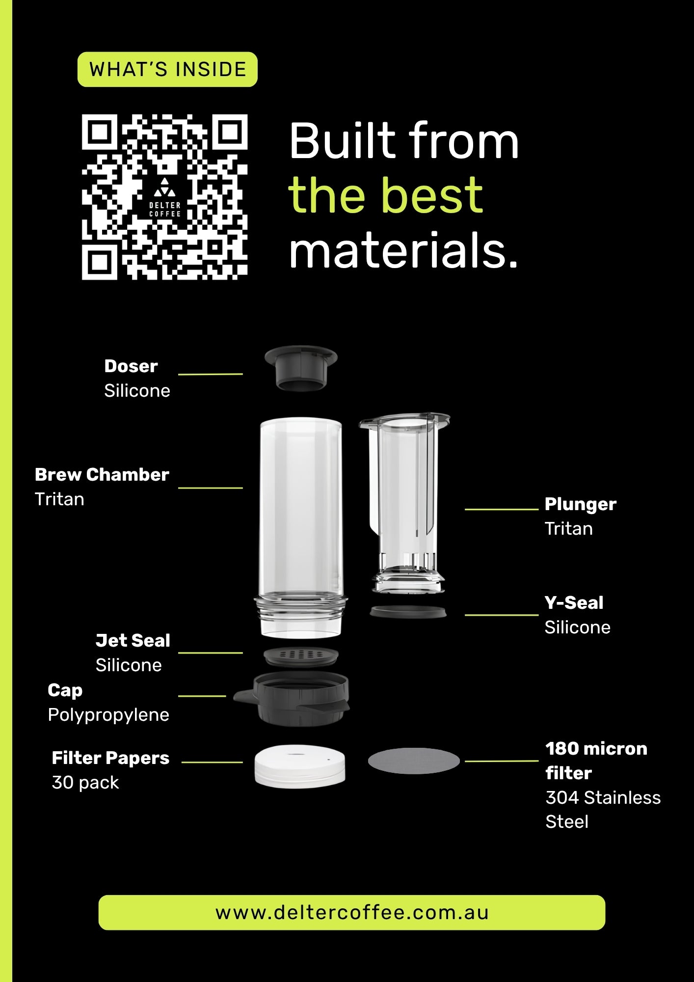 Delter Coffee Press - Clear