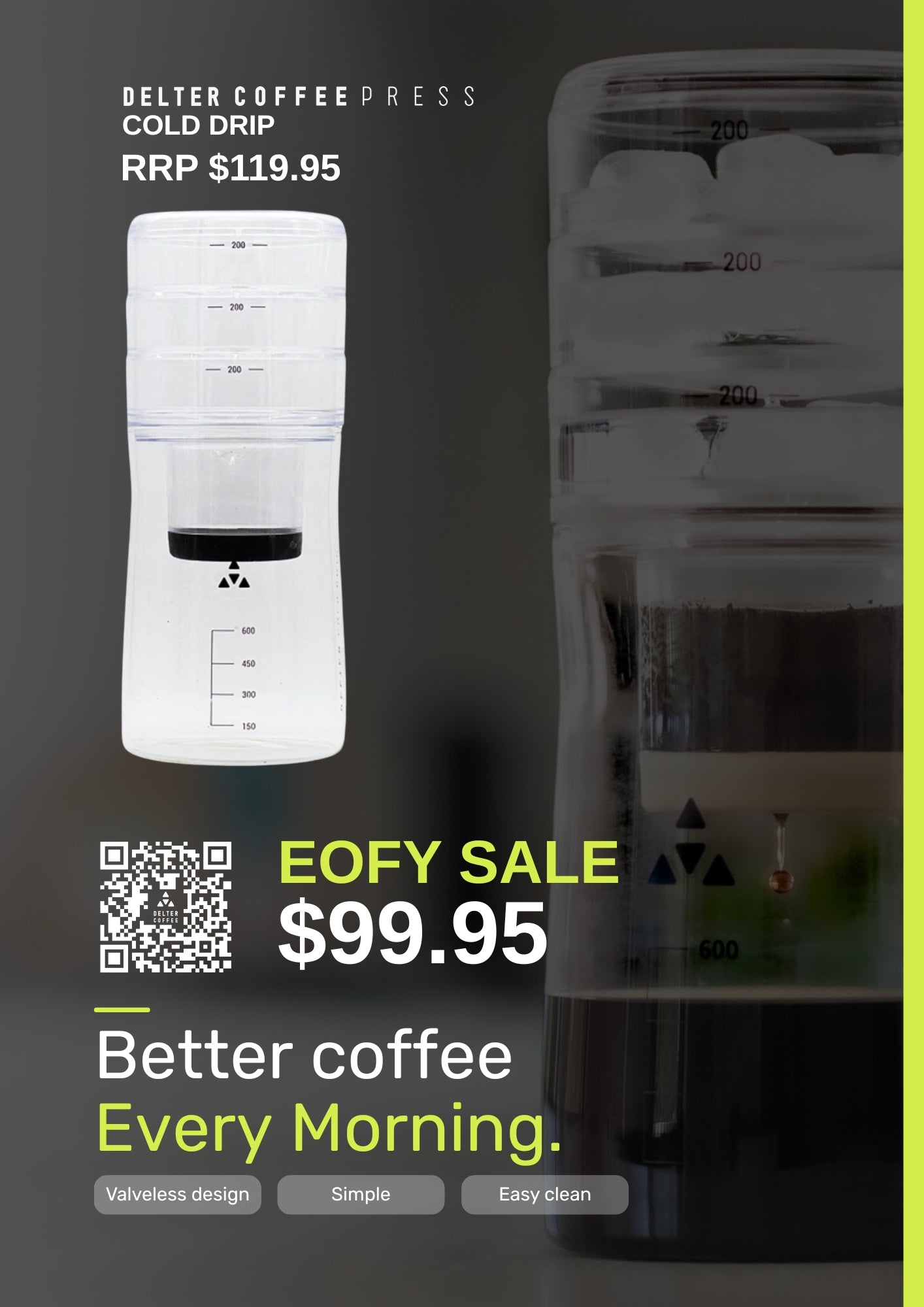Delter Cold Drip Coffee Maker