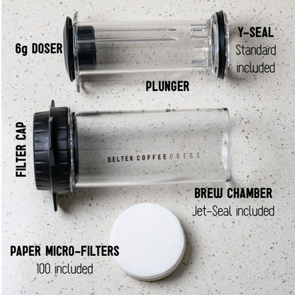 Delter Coffee Press - Clear