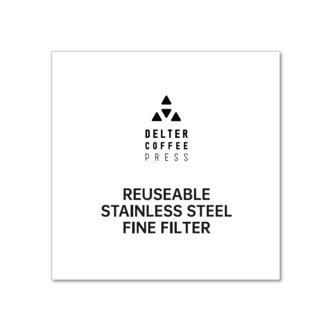Delter Coffee Reusable Stainless Steel Fine Filter