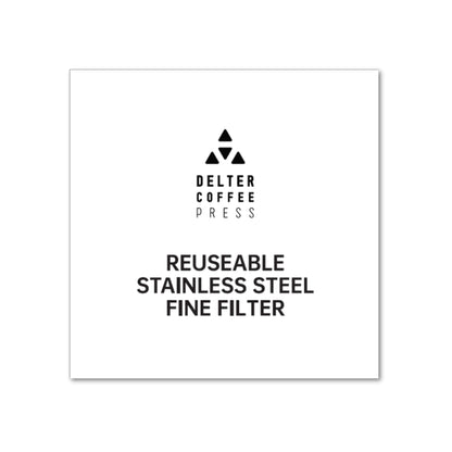 Delter Coffee Reusable Stainless Steel Fine Filter