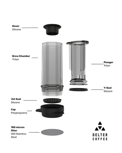 Delter Coffee Press - Grey