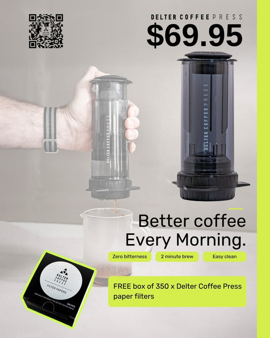Delter Coffee Press - Grey