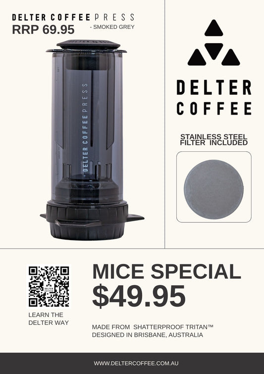 Delter Coffee Press - Grey