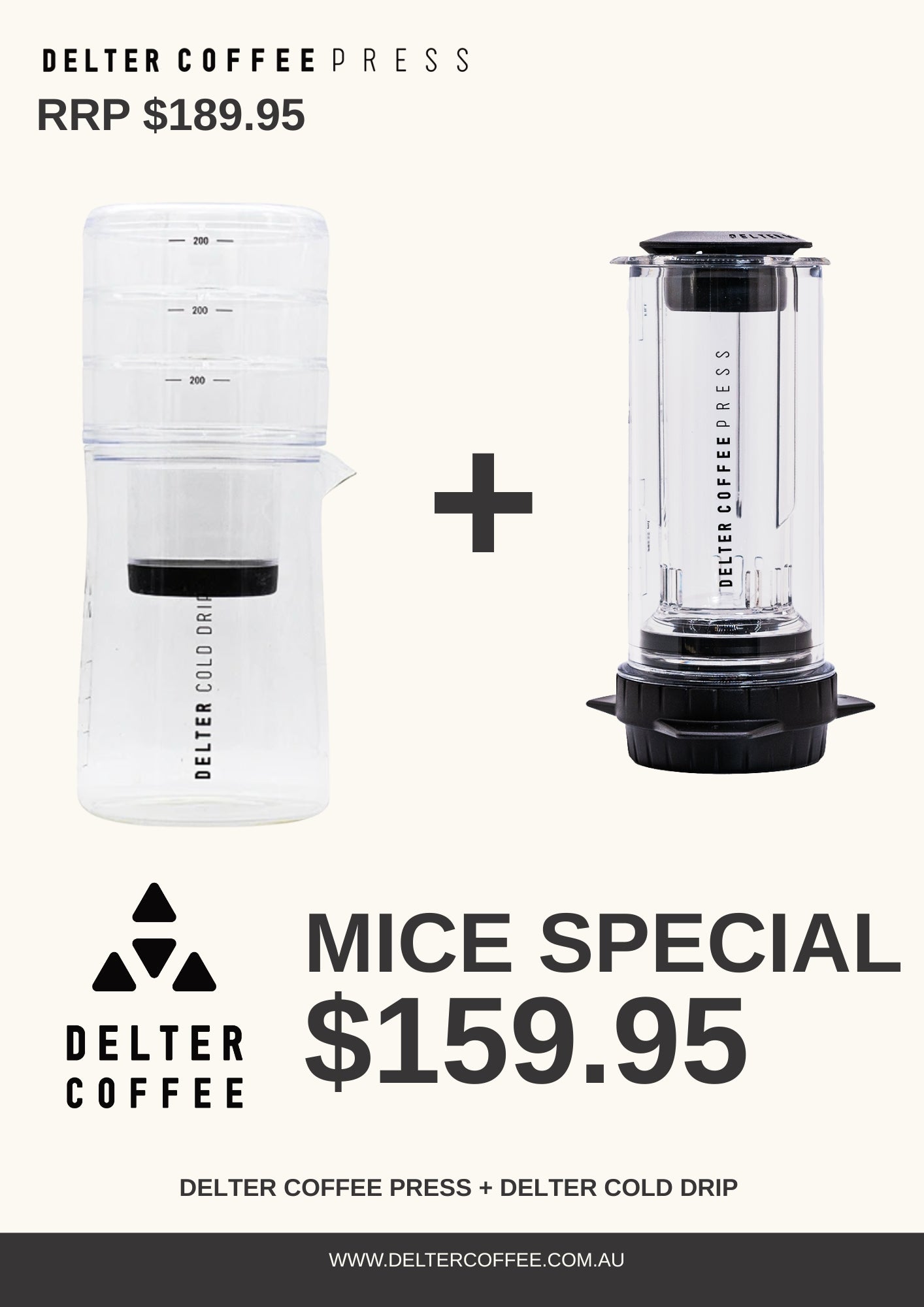 Delter Press Clear + Delter Cold Drip